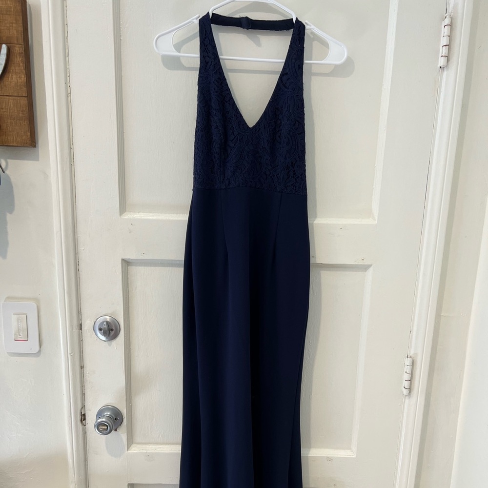 Lulus Navy Blue Formal Dress